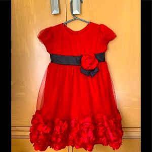 18 months toddler red dress
